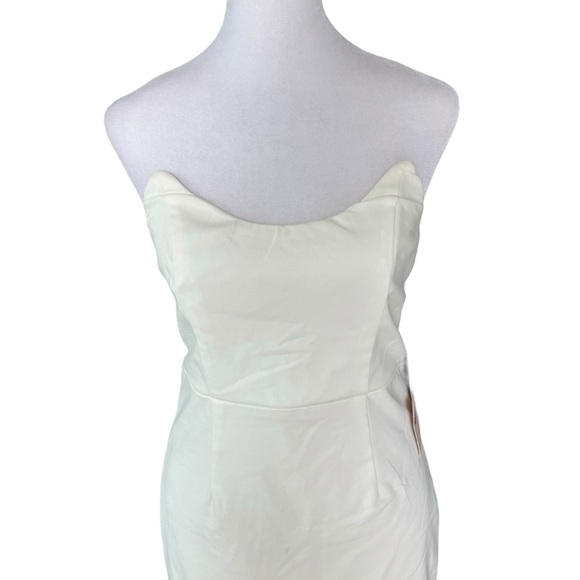 SuperDown x Revolve - NWT Stevie Sweetheart Bridal Mini Dress Sz S - Picture 6 of 14